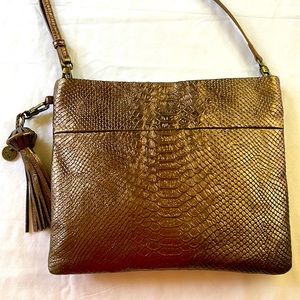The Sak Metallic Leather Crossbody